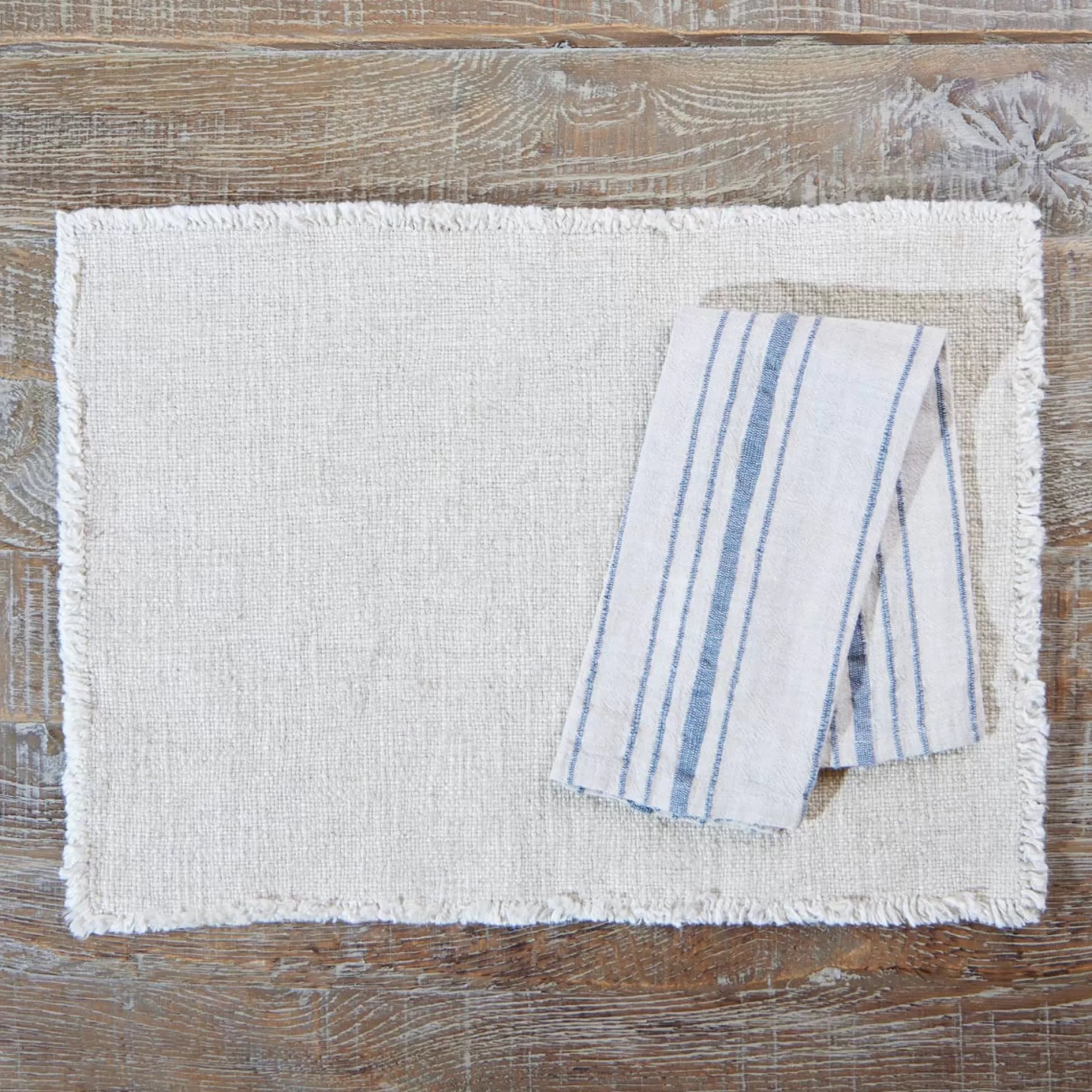 Table Linen>Meadows and Byrne Natural Linen Placemat - Set Of 6