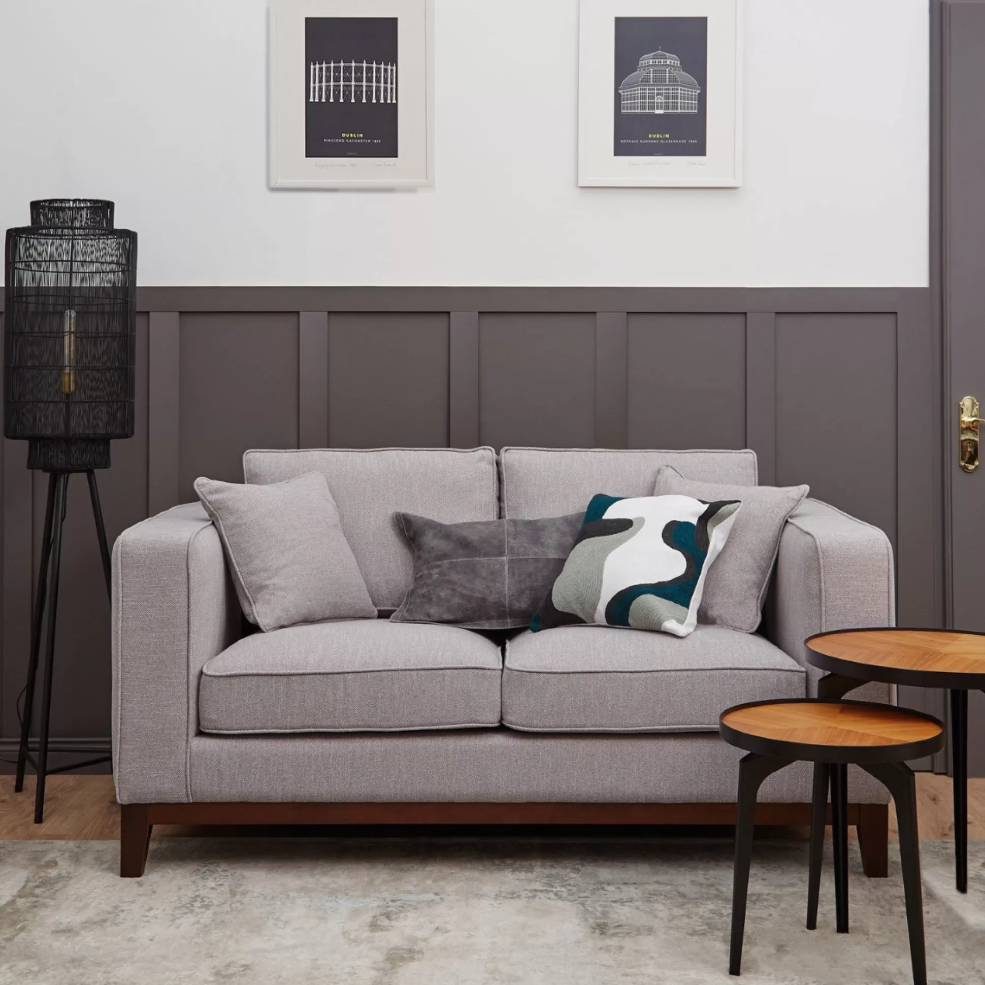 - 3 Seater Sofas>Meadows and Byrne Nolan Traditional Sofa Collection - Grey