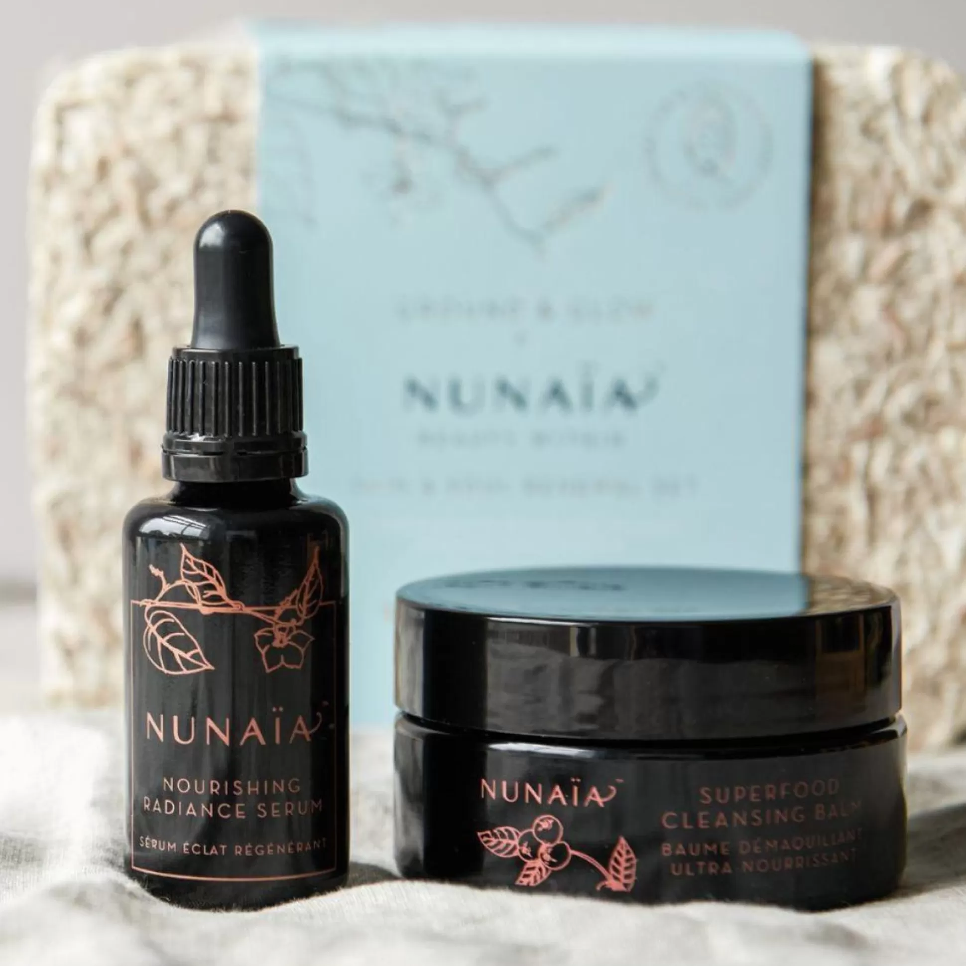 Skincare Essentials>Meadows and Byrne Nunaia Ground And Glow Gift Set