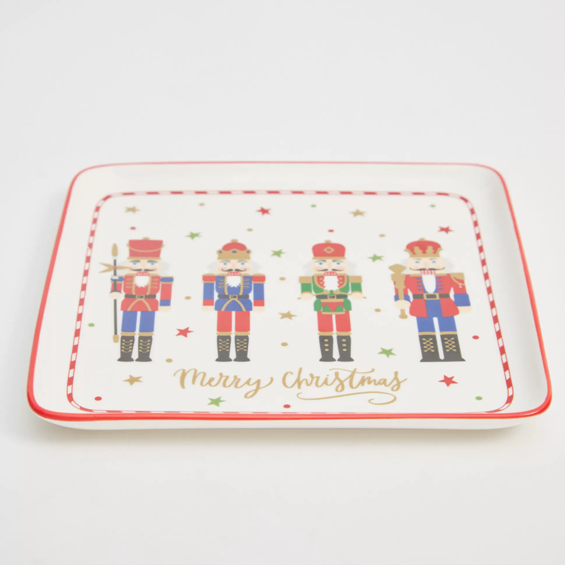 Plates>Meadows and Byrne Nutcracker Square Plate - Set Of 6