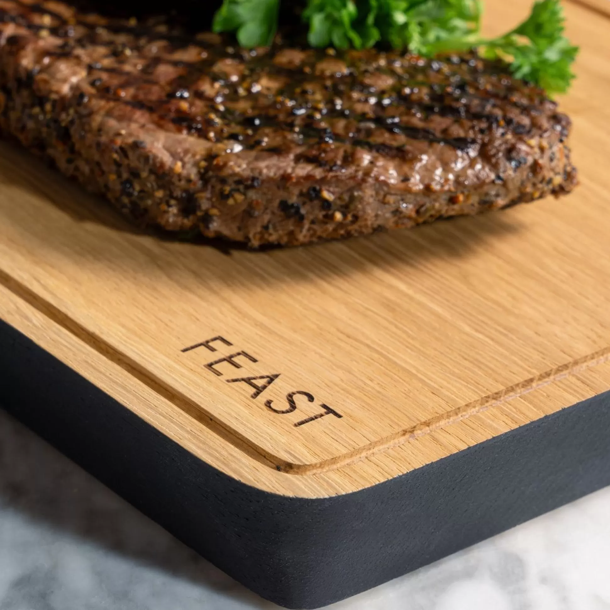 Chopping Boards>Meadows and Byrne Oak Steak Board