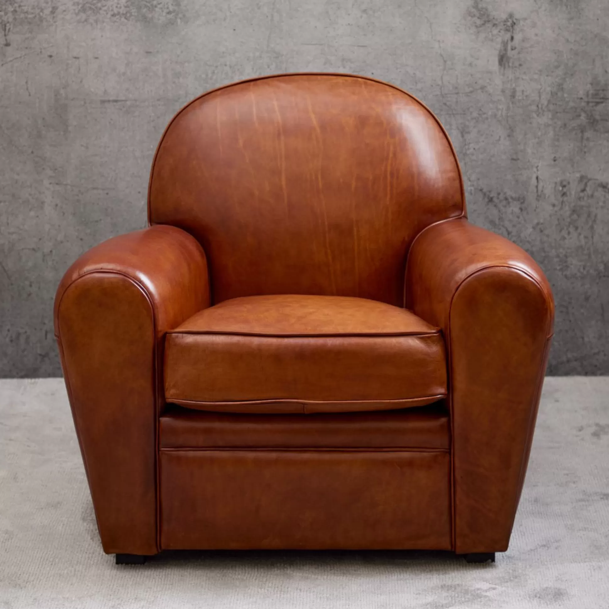 Armchairs>Meadows and Byrne Oliver Leather Tub Chair