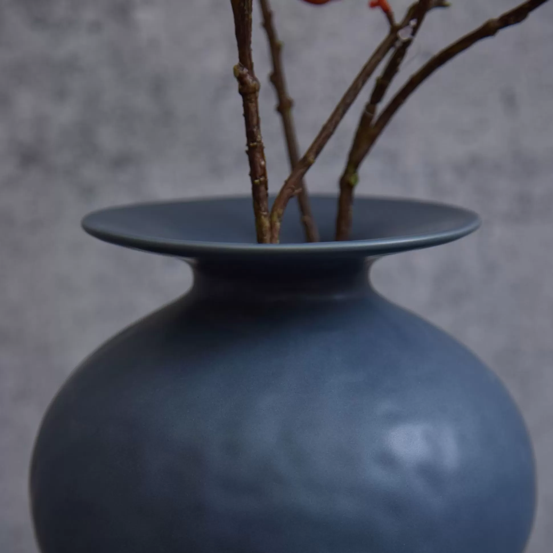 Decorative Vases>Meadows and Byrne Ora Crafted Vase In Matt Jade