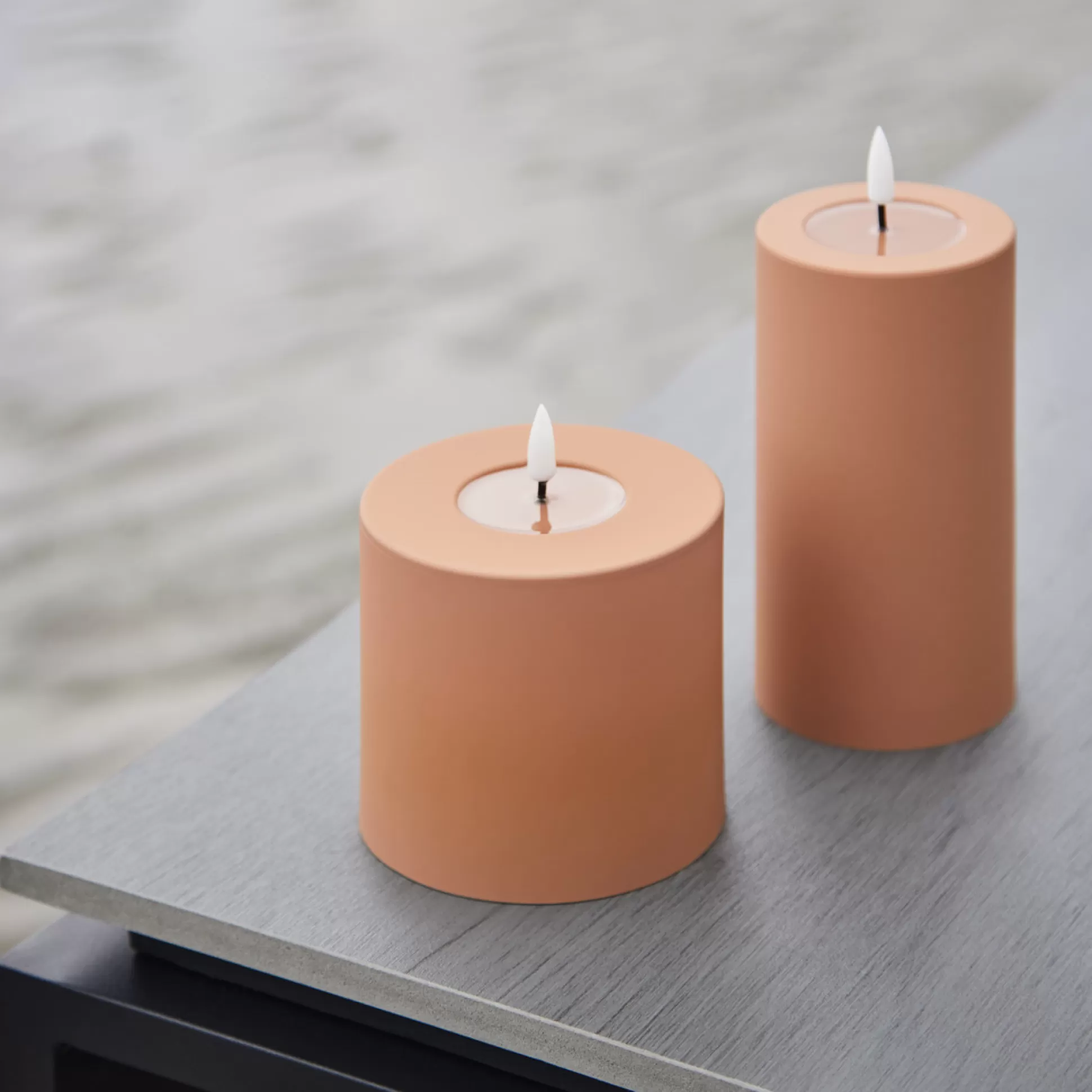 Candles & Diffusers>Meadows and Byrne Outdoor Led Candle Collection - Caramel