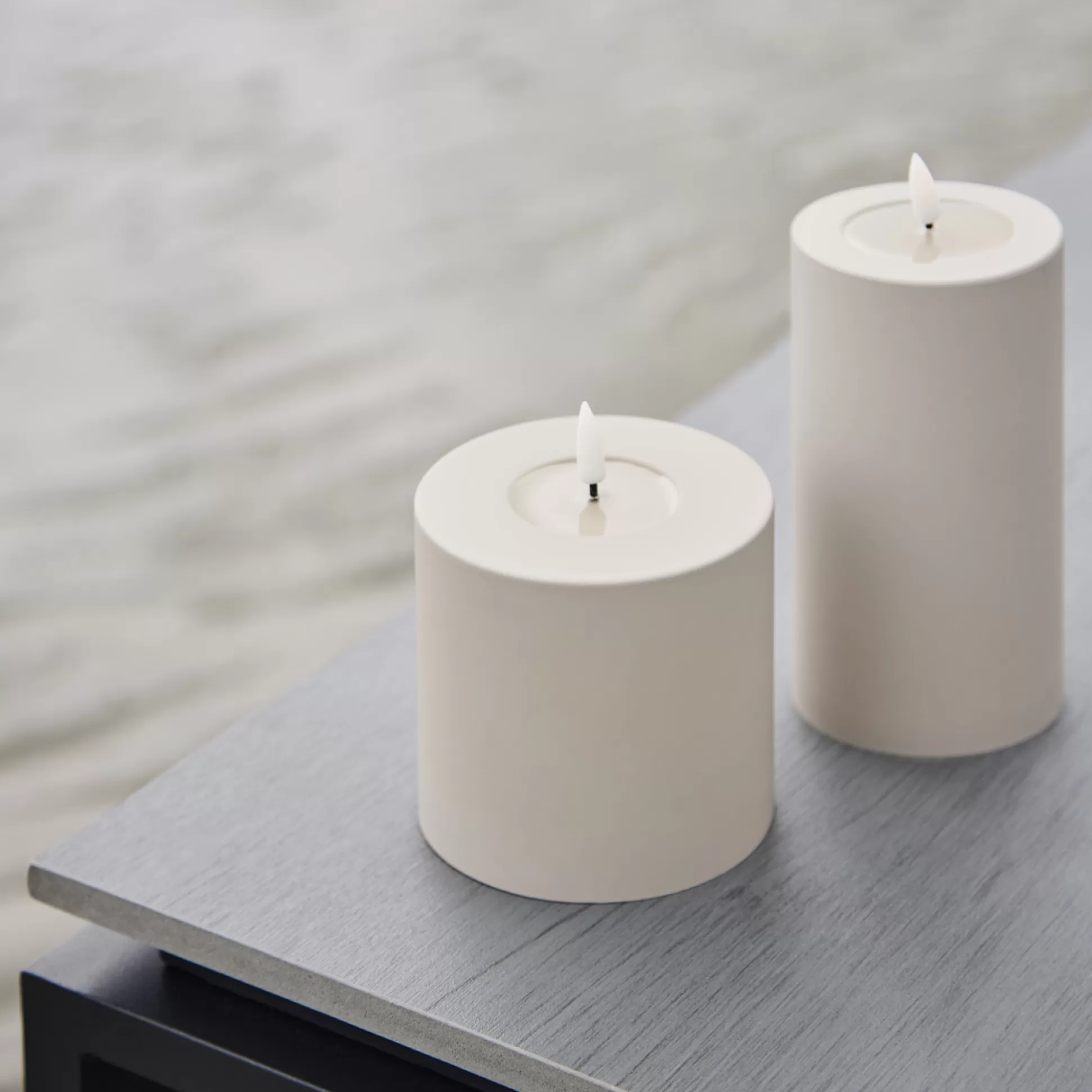 Candles & Diffusers>Meadows and Byrne Outdoor Led Candle Collection - Sand