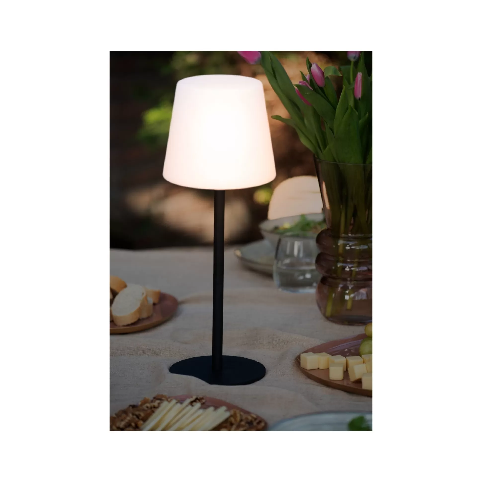 Lamps>Meadows and Byrne Outdoor Table Lamp - Black