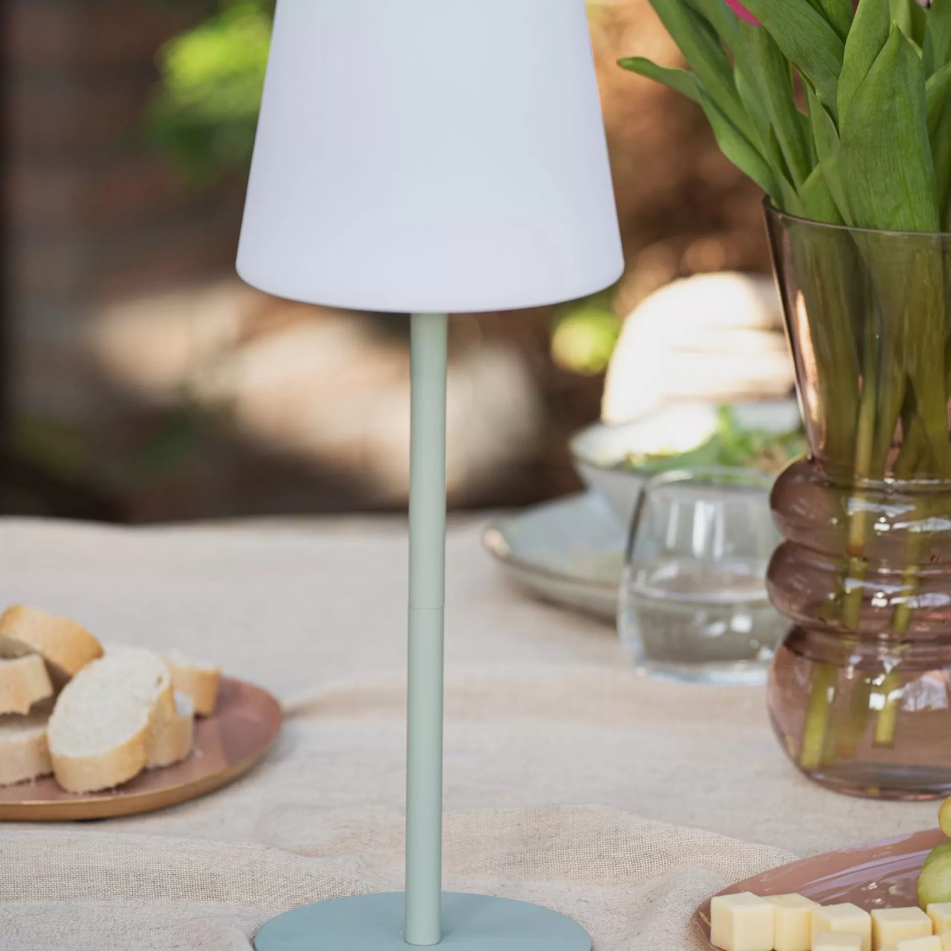Lamps>Meadows and Byrne Outdoor Table Lamp - Green