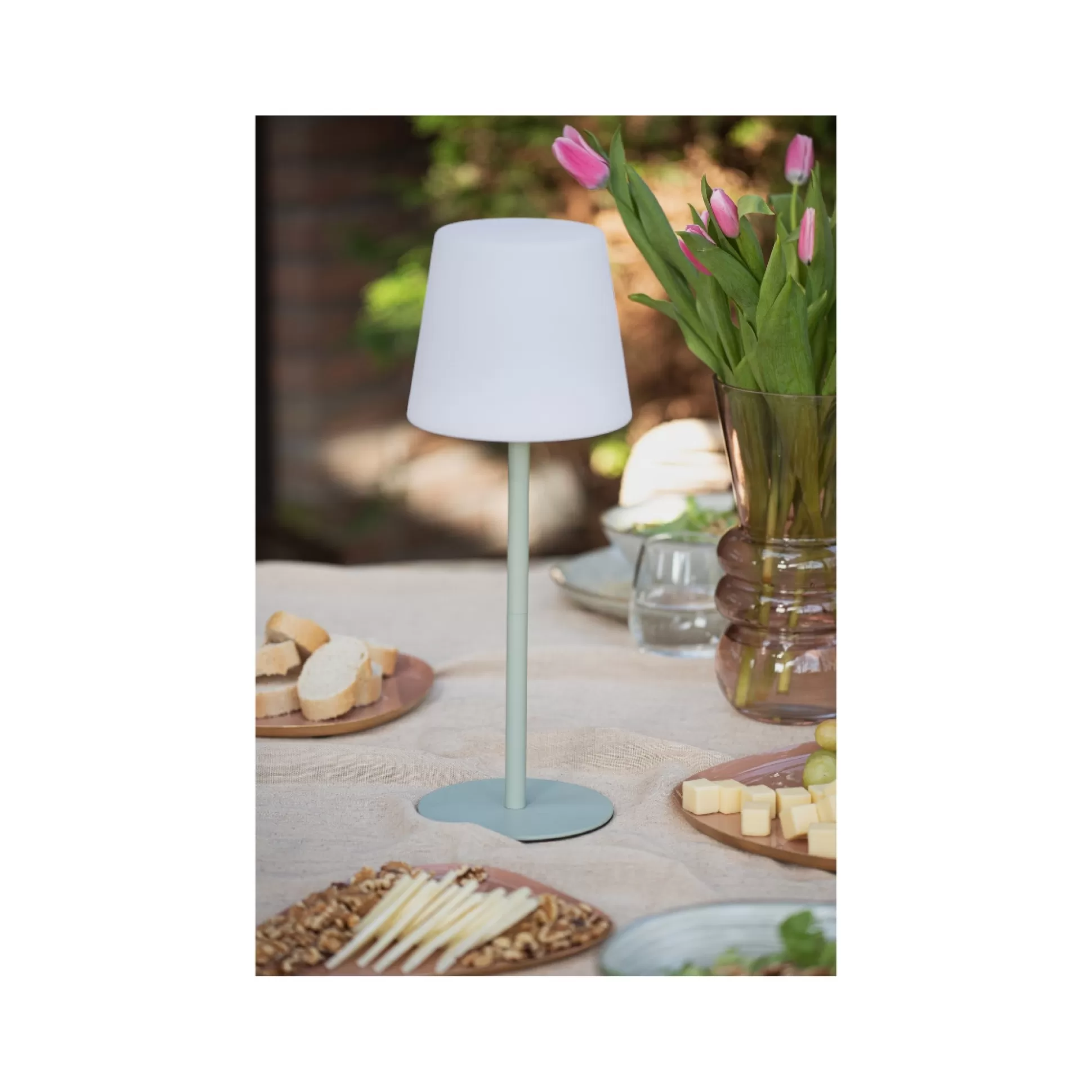 Lamps>Meadows and Byrne Outdoor Table Lamp - Green