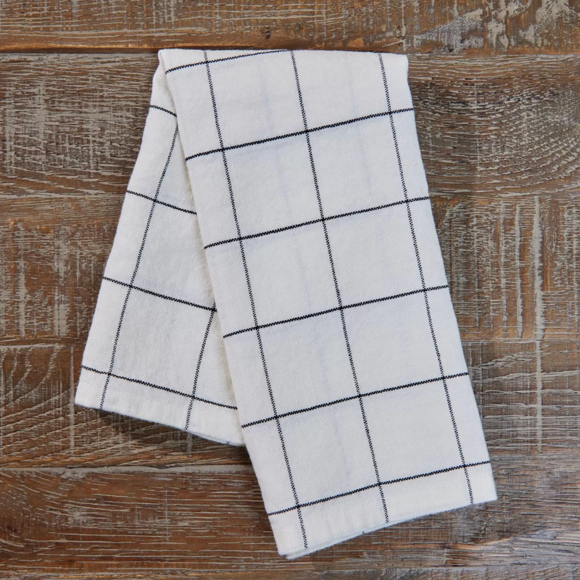 Table Linen>Meadows and Byrne Oxford Check Linen Napkin - Set Of 4