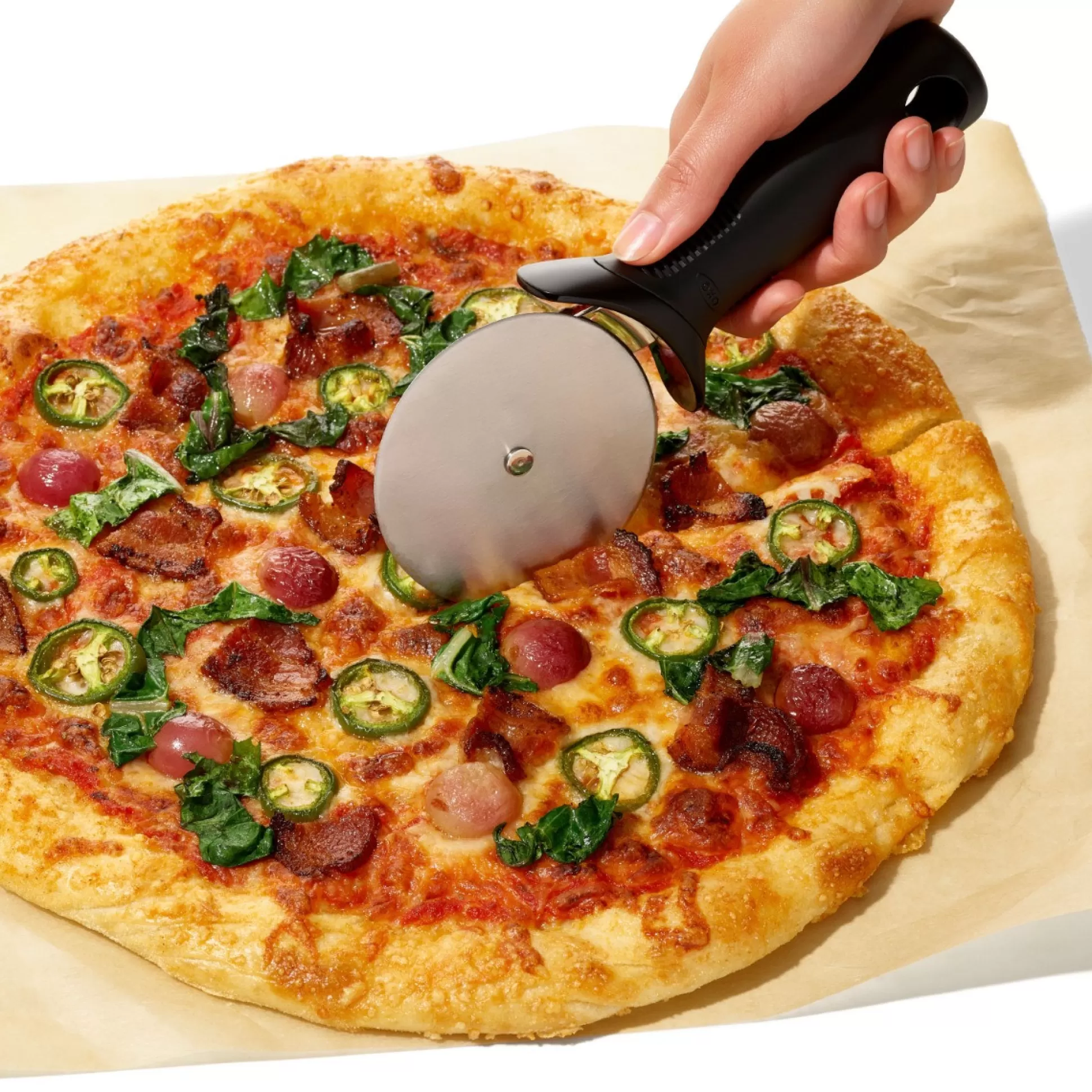 Kitchen Utensils & Accessories>Meadows and Byrne Oxo Pizza Wheel