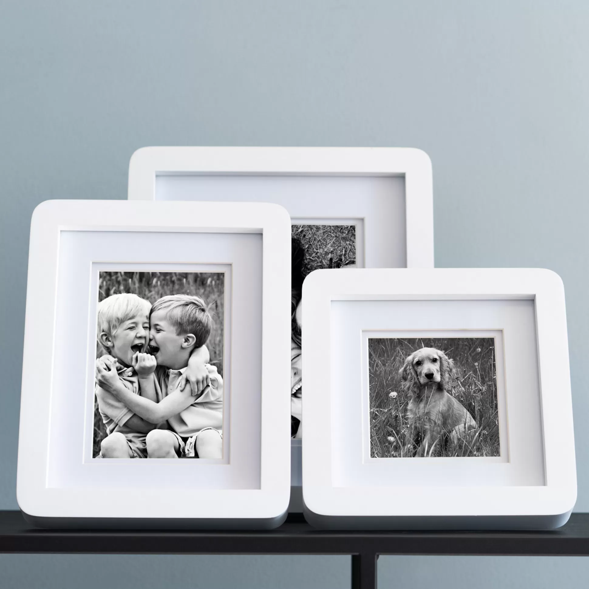 Wall Art & Picture Frames>Meadows and Byrne Painted Frames - White
