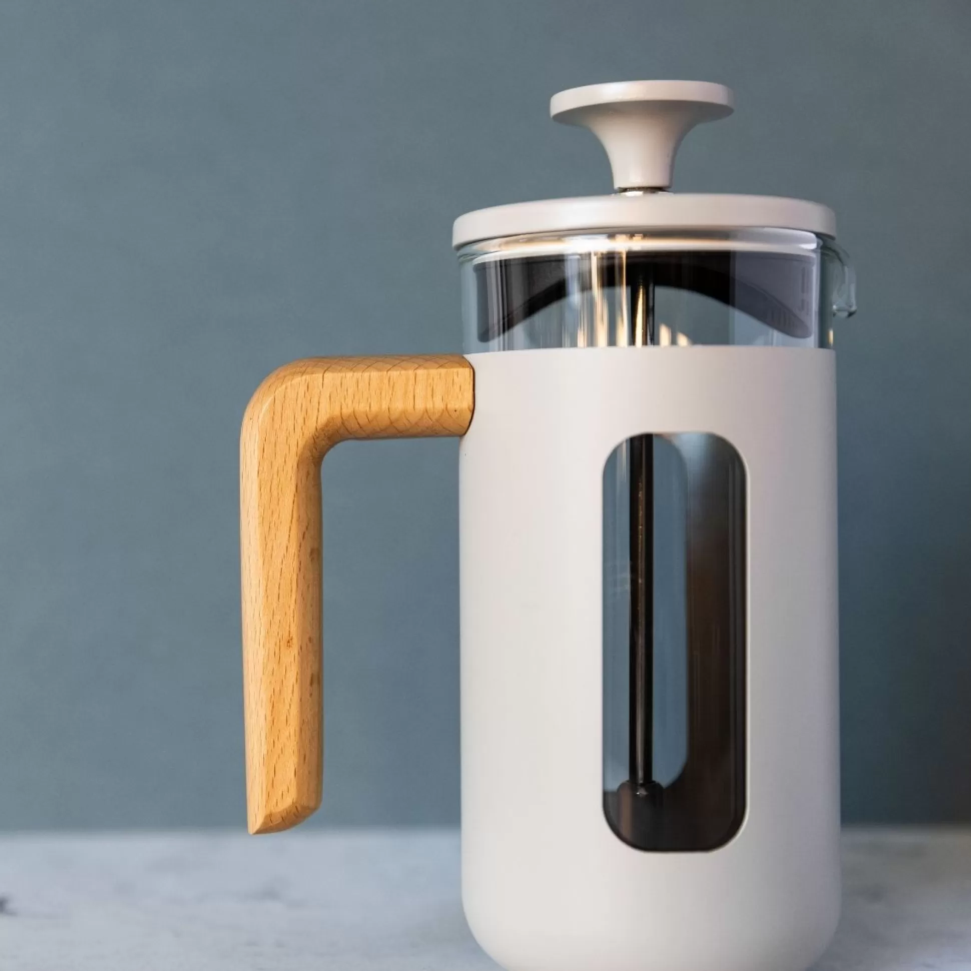 Coffee Machines & Accessories>Meadows and Byrne Pisa 3-Cup Cafetiere - Latte