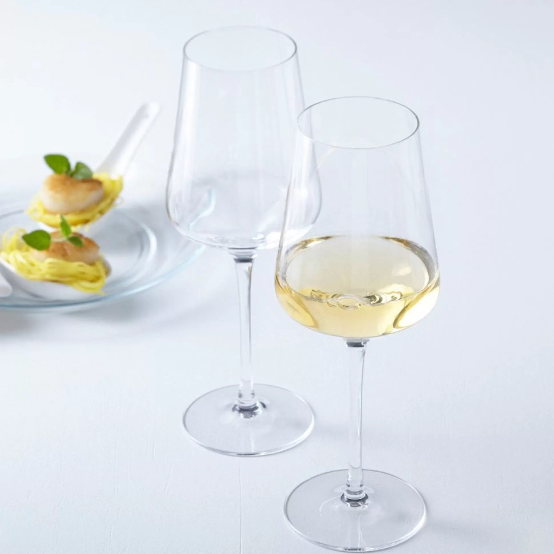 Glassware&Wine Glasses>Meadows and Byrne Puccini White Wine Glasses - Set Of 6