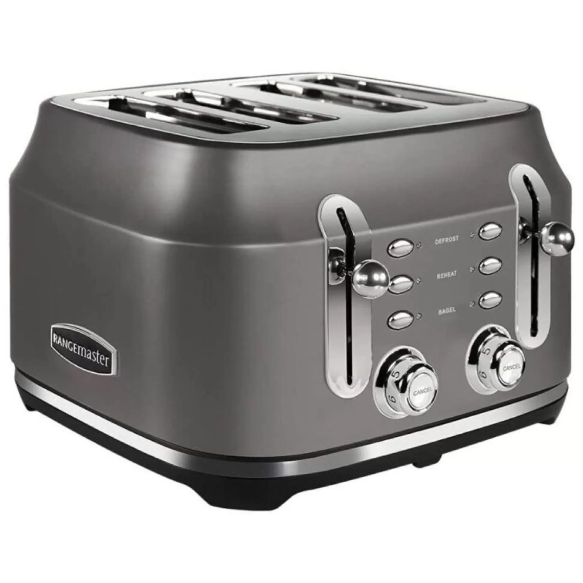 Small Appliances>Meadows and Byrne Rangemaster 4 Slice Toaster Grey