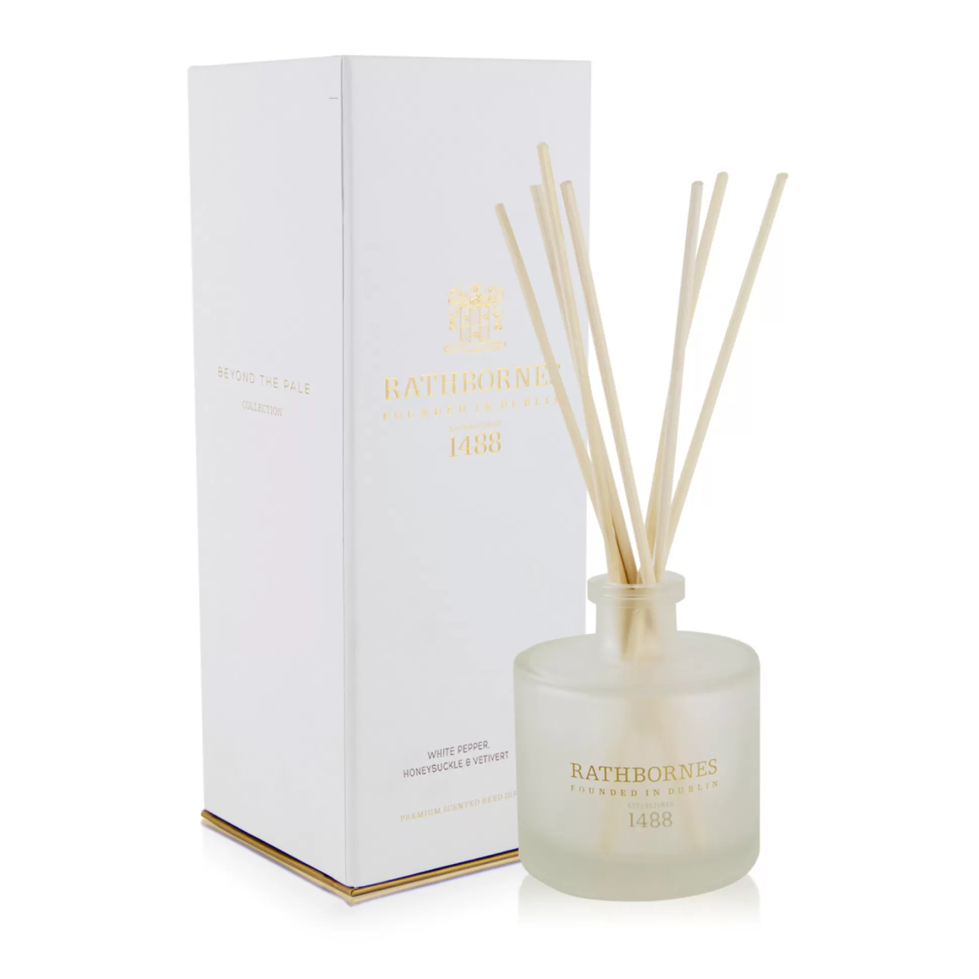 Candles & Diffusers>Meadows and Byrne Rathbornes White Pepper & Honeysuckle Reed Diffuser