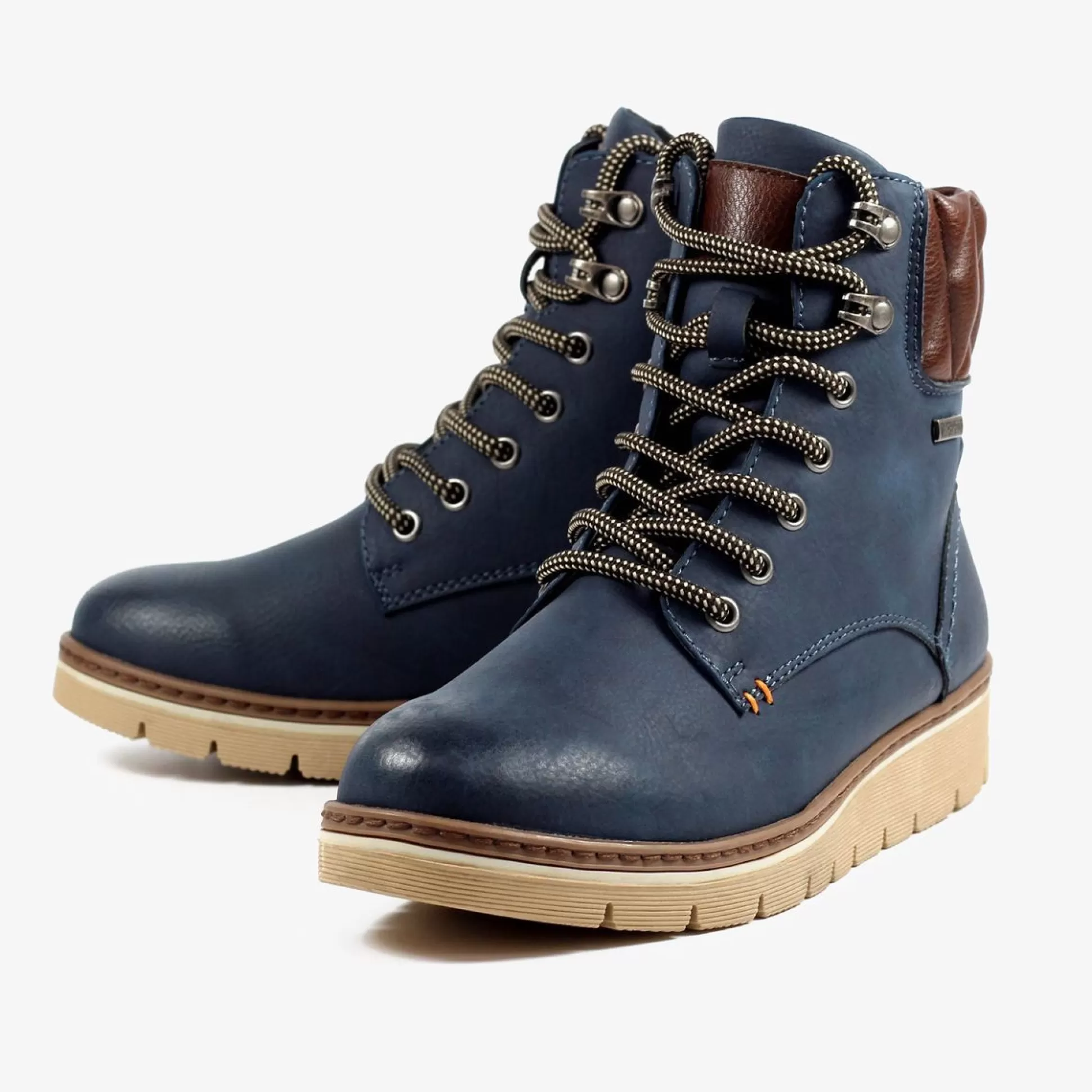 Boots & Shoes>Meadows and Byrne Roberta Waterproof Ankle Boots Blue
