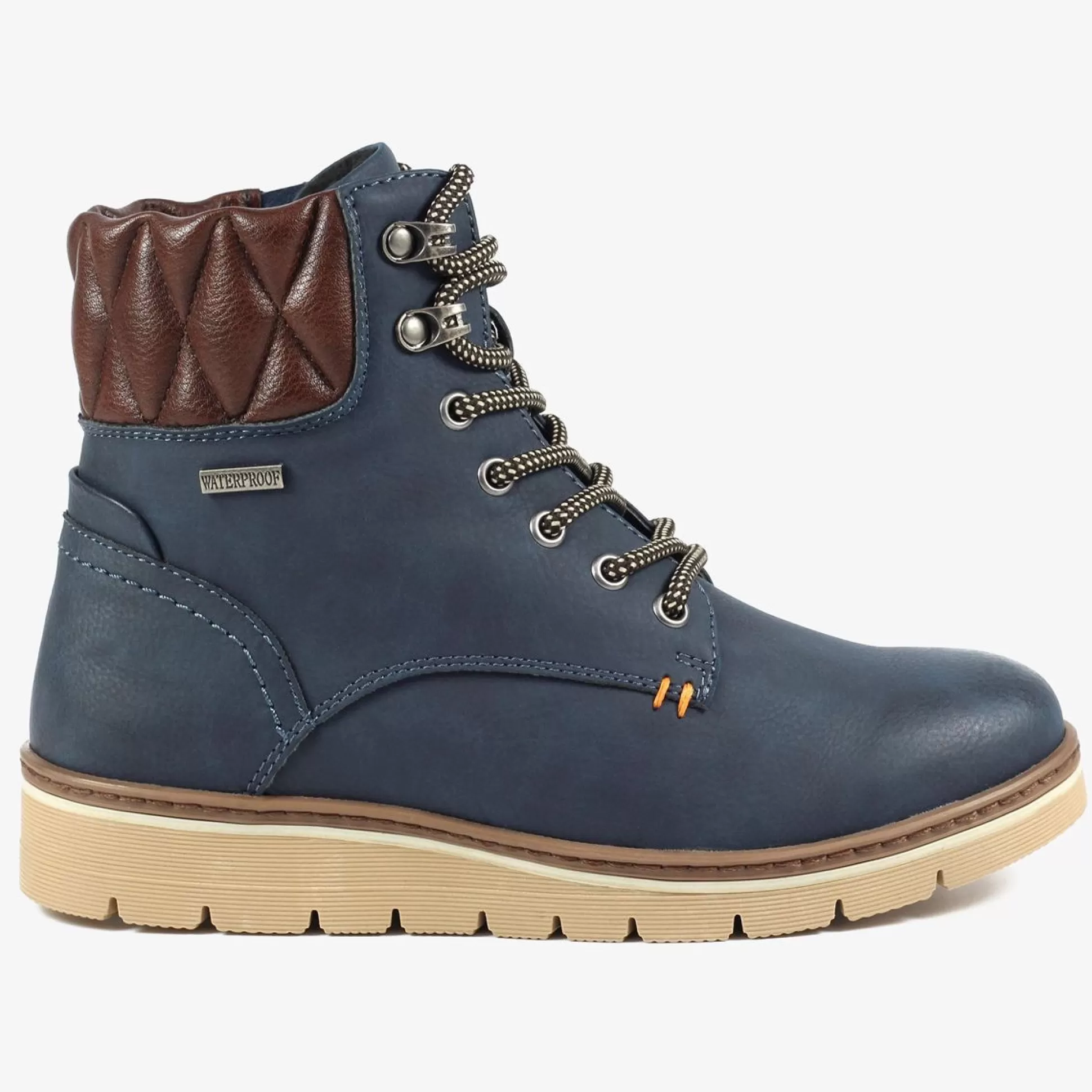 Boots & Shoes>Meadows and Byrne Roberta Waterproof Ankle Boots Blue