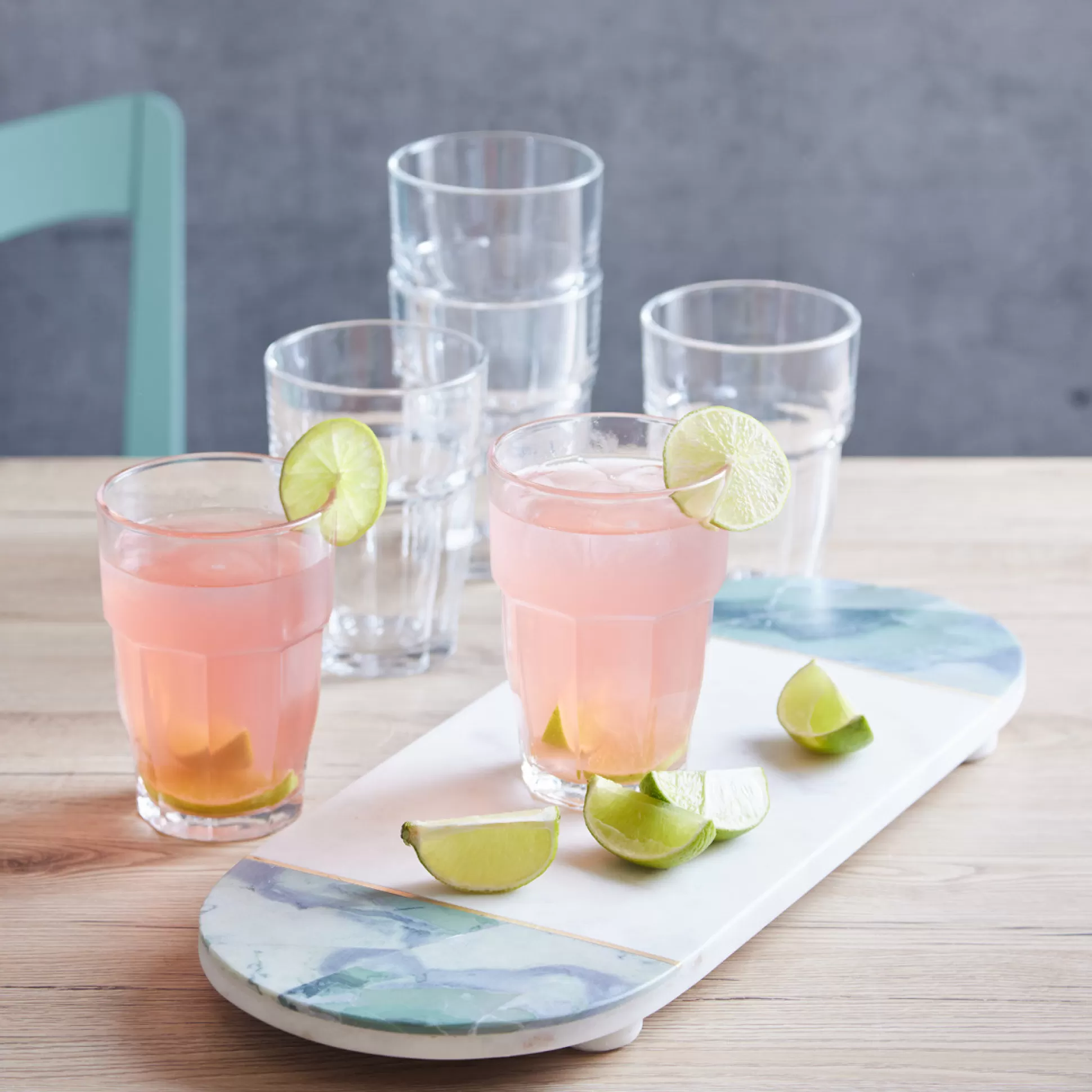 Glassware&Wine Glasses>Meadows and Byrne Rock Bar Cooler Glass - Set Of 6