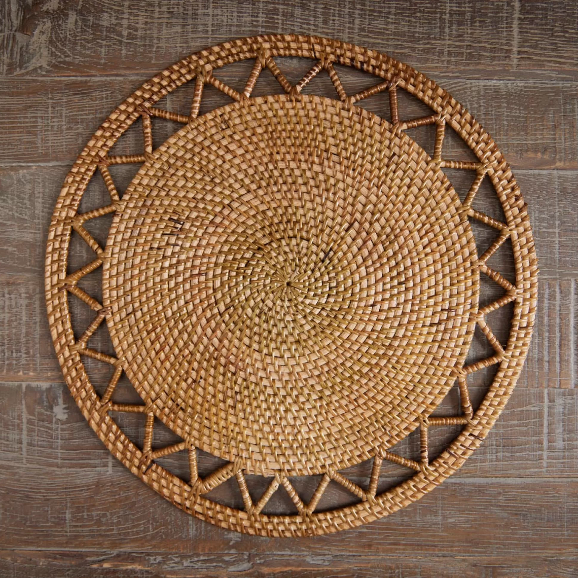 Table Linen>Meadows and Byrne Round Rattan Placemat