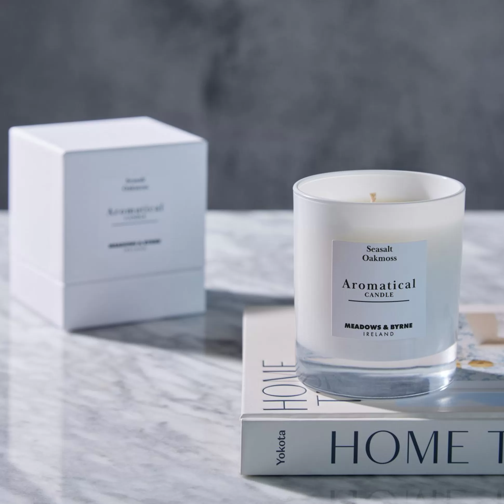 Scented Candles>Meadows and Byrne Seasalt & Oak Moss Candle