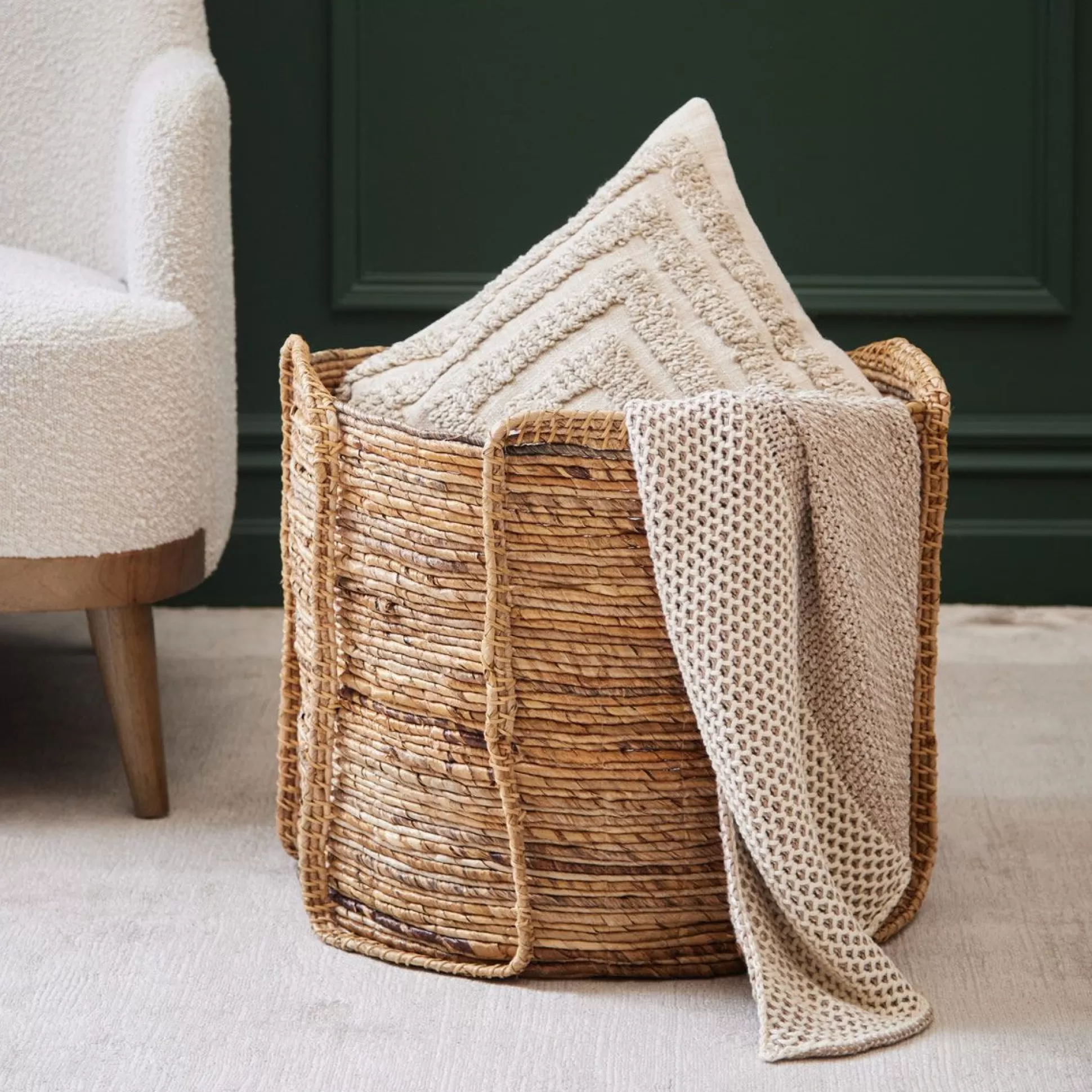 Storage>Meadows and Byrne Sedona Banana Basket Large