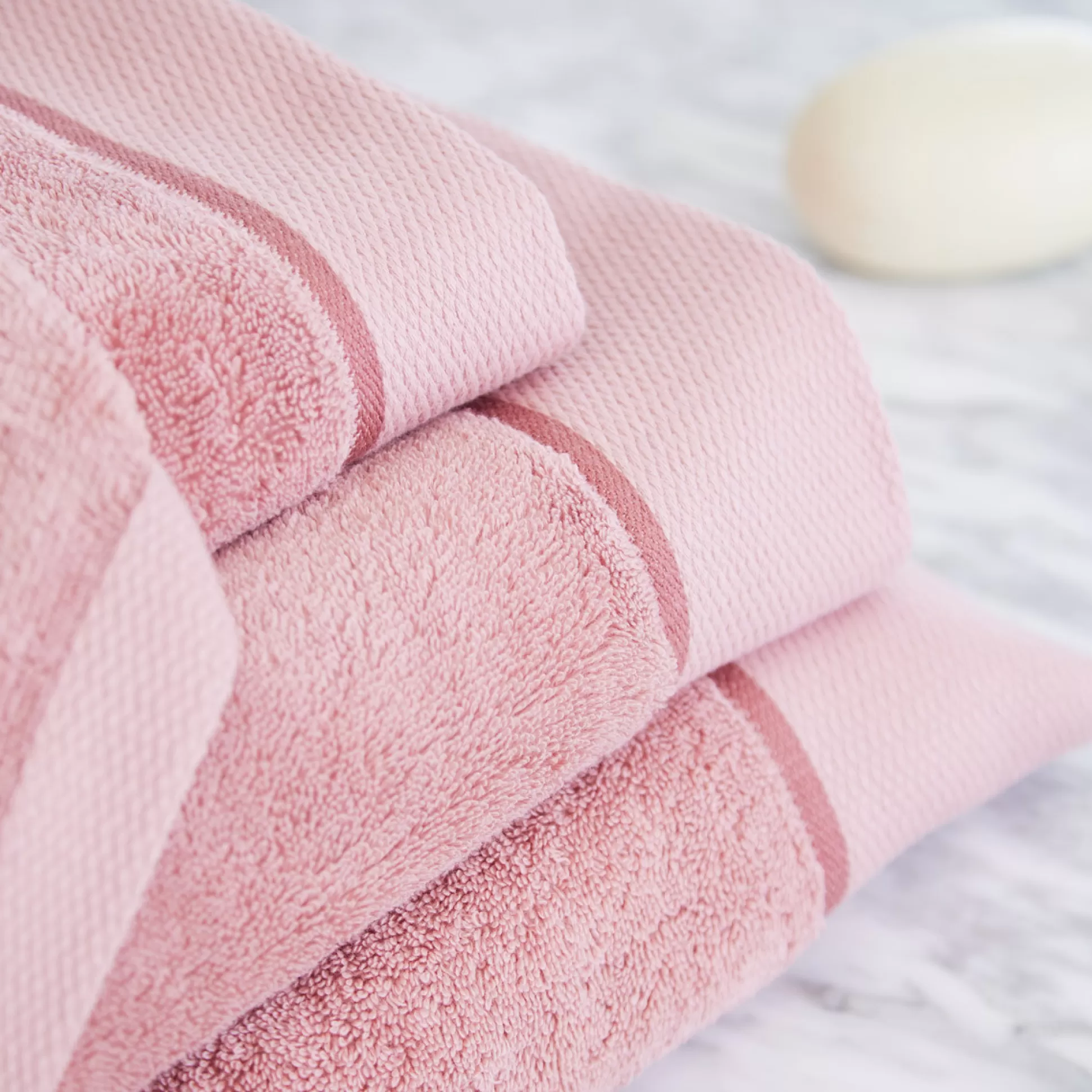 Towels>Meadows and Byrne Signature Air Touch Towels - Rose