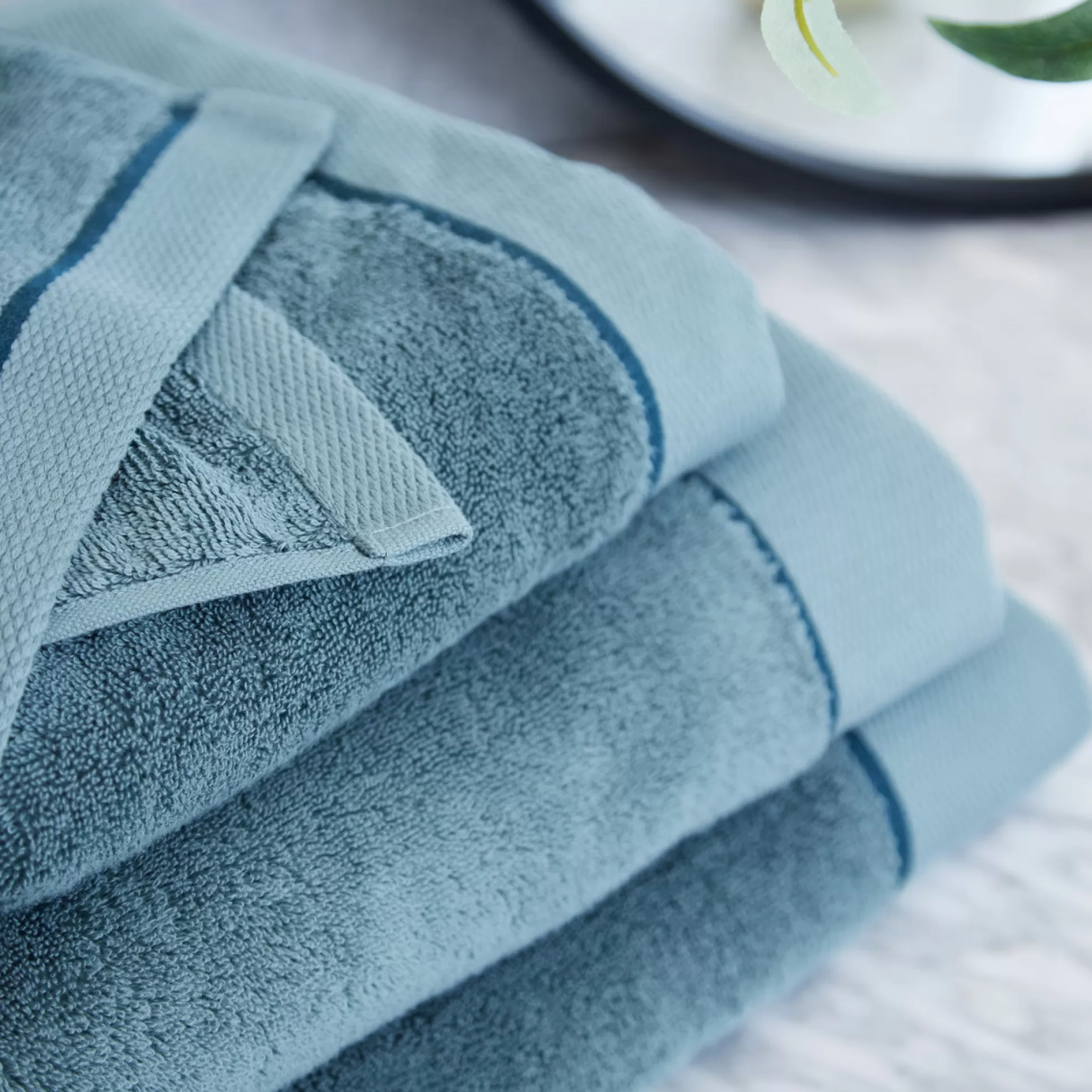 Towels>Meadows and Byrne Signature Air Touch Towels - Teal