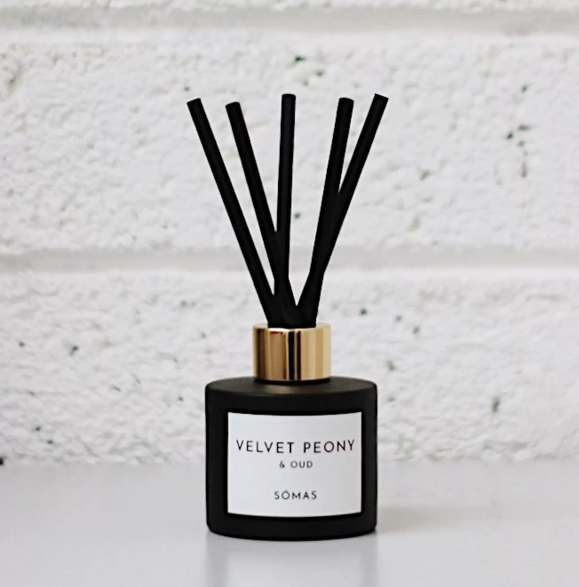 Candles & Diffusers>Meadows and Byrne Somas Velvet Peony & Oud Reed Diffuser