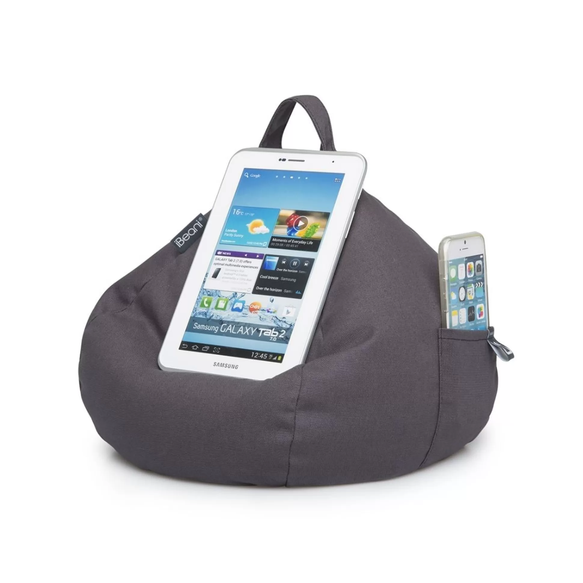 Decoration & Home Accessories>Meadows and Byrne Tablet Bean Bag Stand - Grey