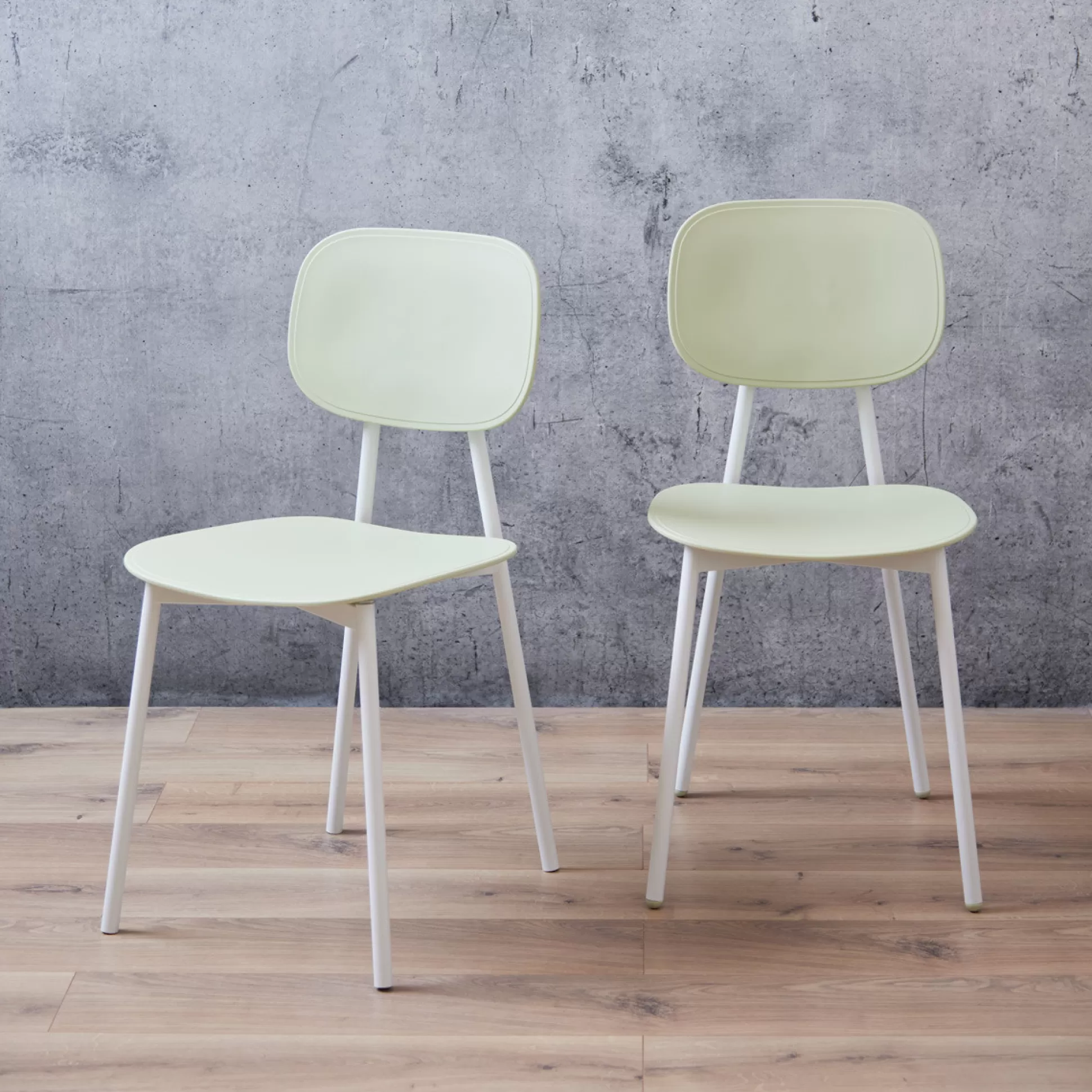 - Dining Chairs>Meadows and Byrne Tata Sage Green/White Frame Chair - Set Of 2
