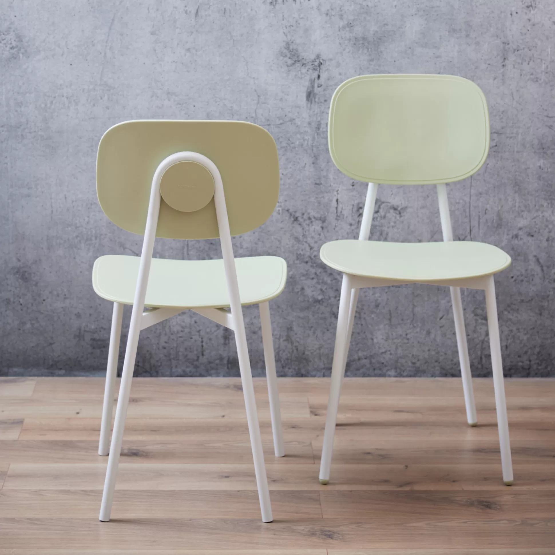 - Dining Chairs>Meadows and Byrne Tata Sage Green/White Frame Chair - Set Of 2