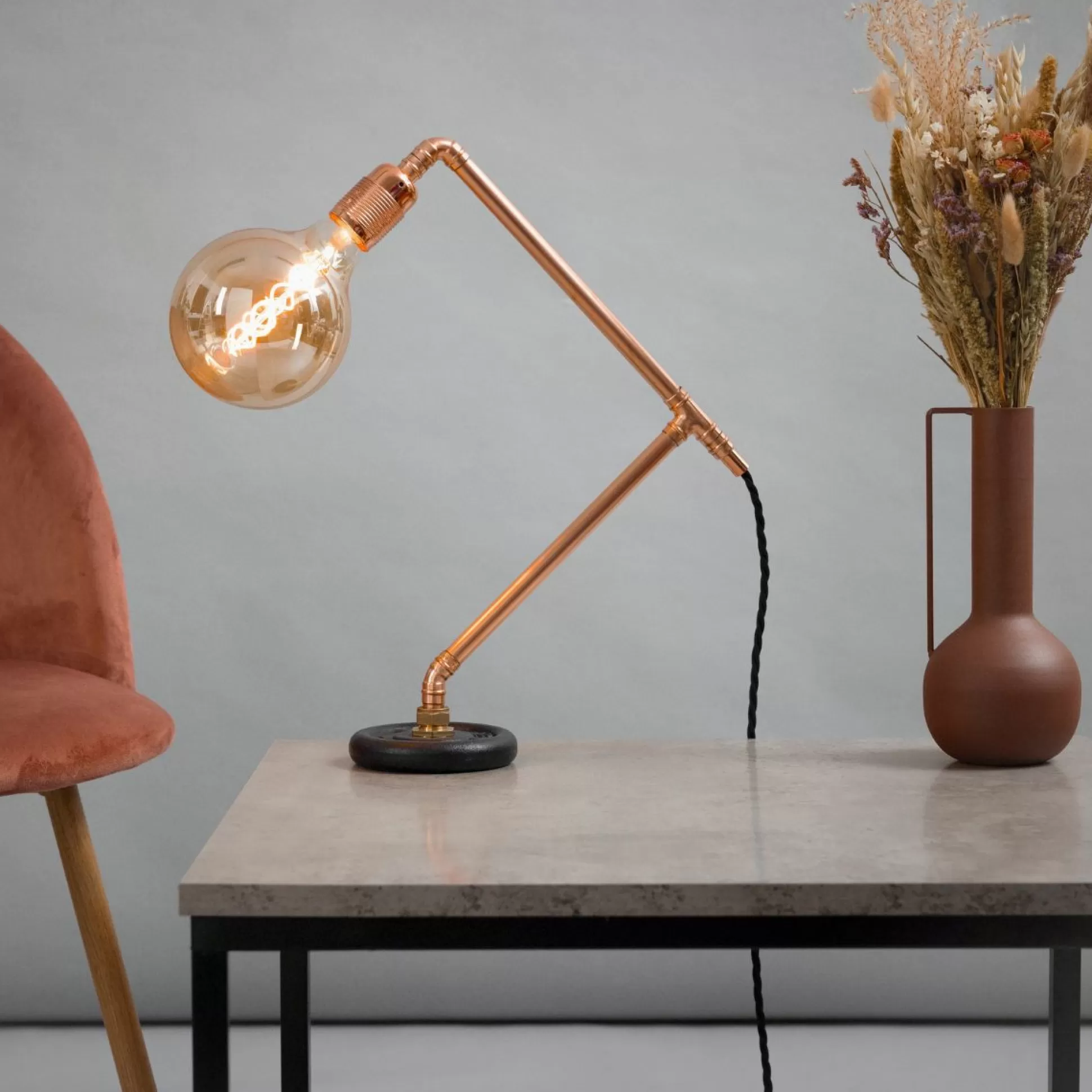 Lamps>Meadows and Byrne Tesla Angled Desk Lamp