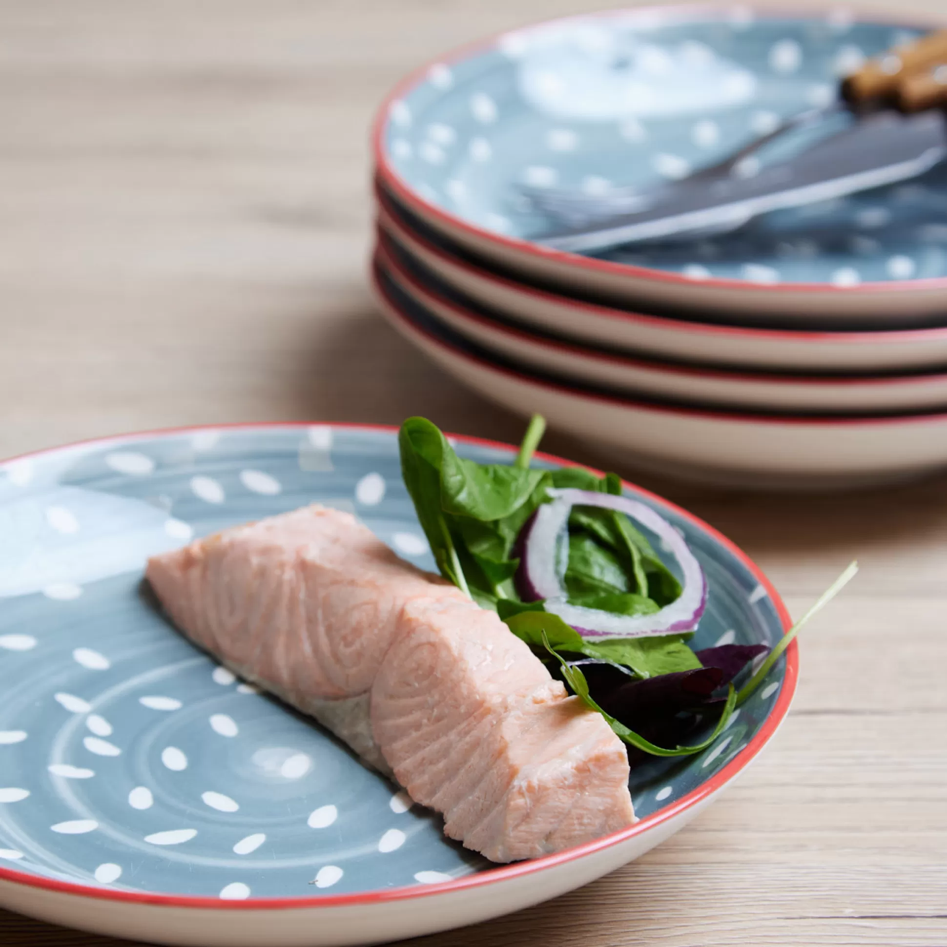 Plates>Meadows and Byrne Tola Green Soleil 22Cm Plate - Set Of 5