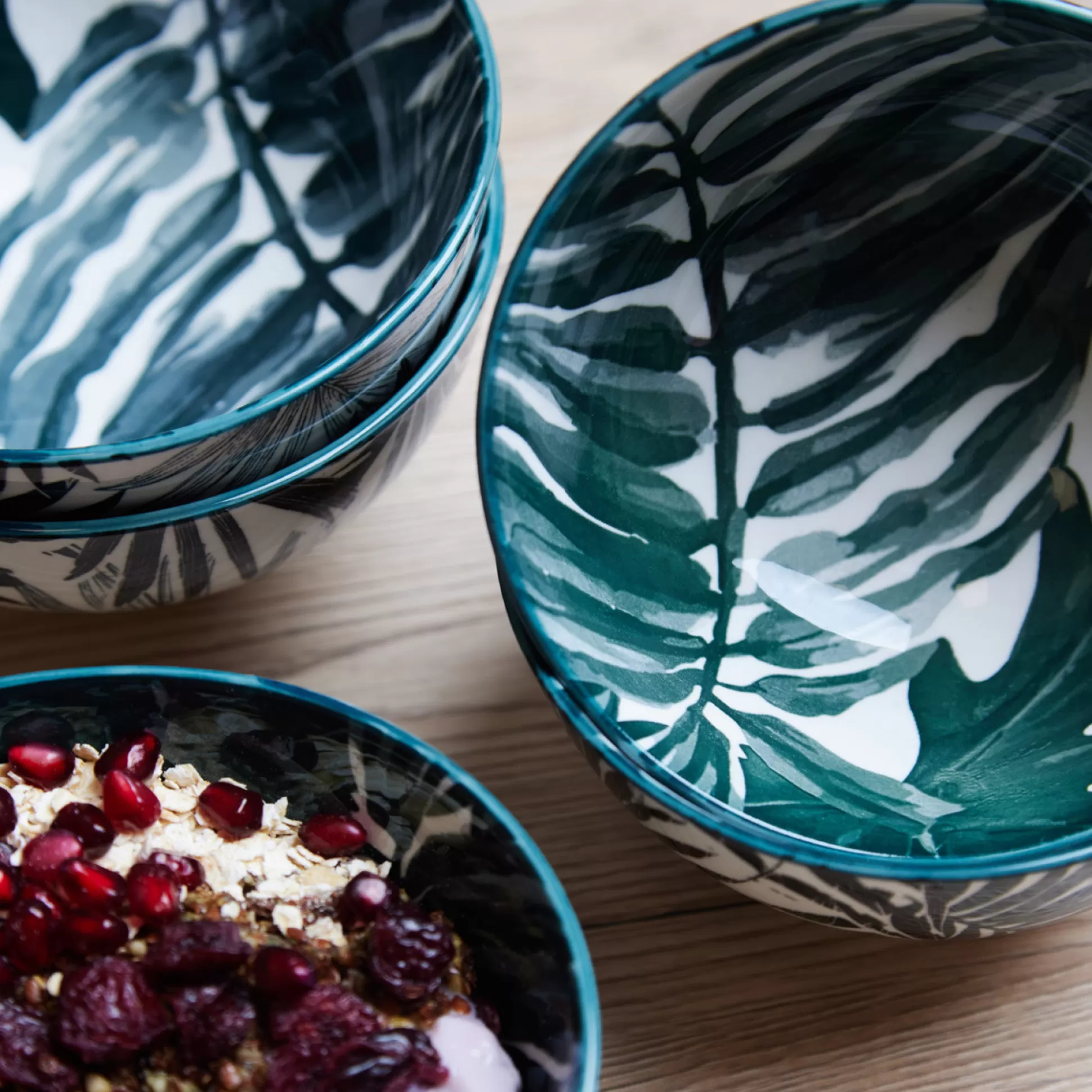 - Dinnerware Sets>Meadows and Byrne Tola Palm 13Cm Bowl - Set Of 5