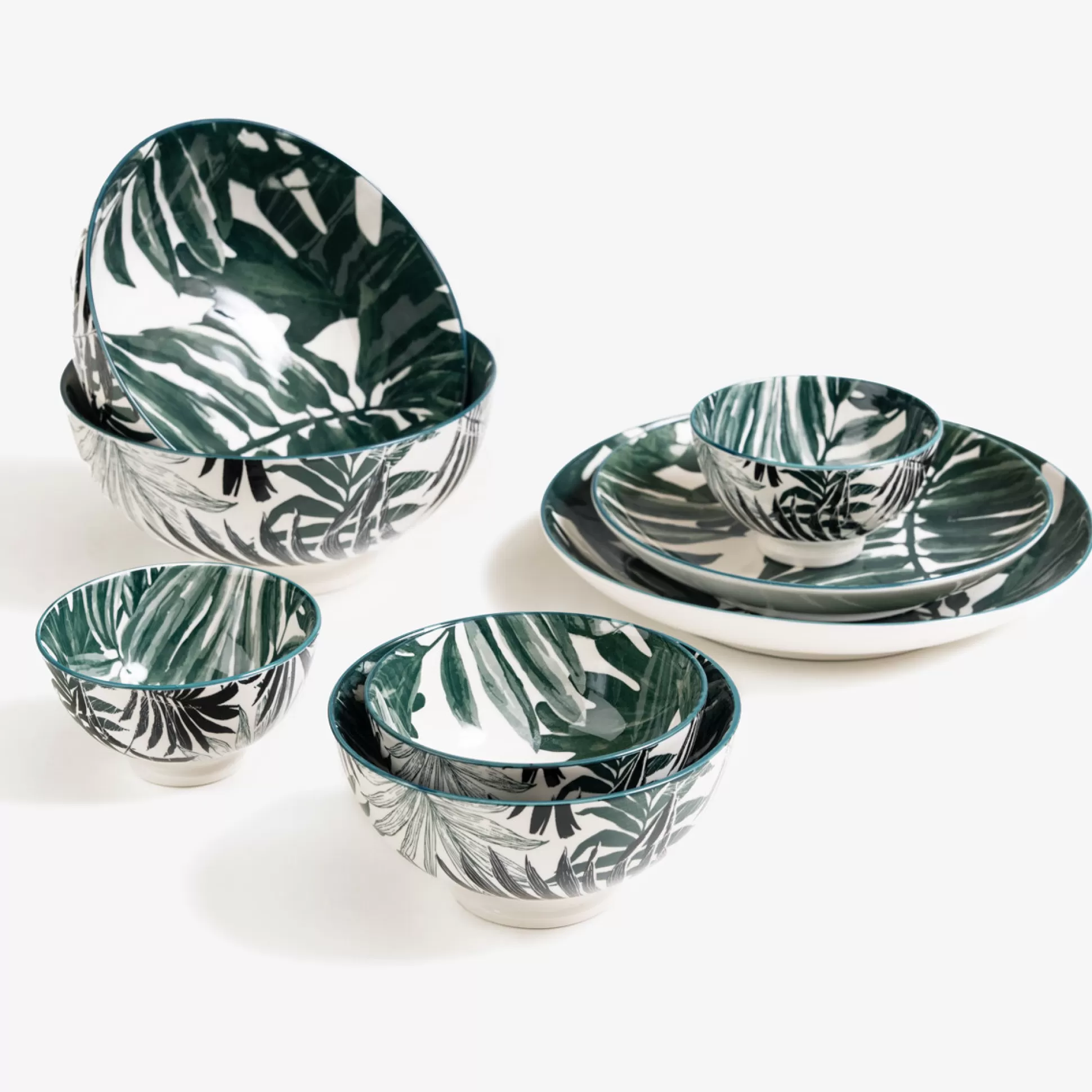 - Dinnerware Sets>Meadows and Byrne Tola Palm 15Cm Bowl - Set Of 6
