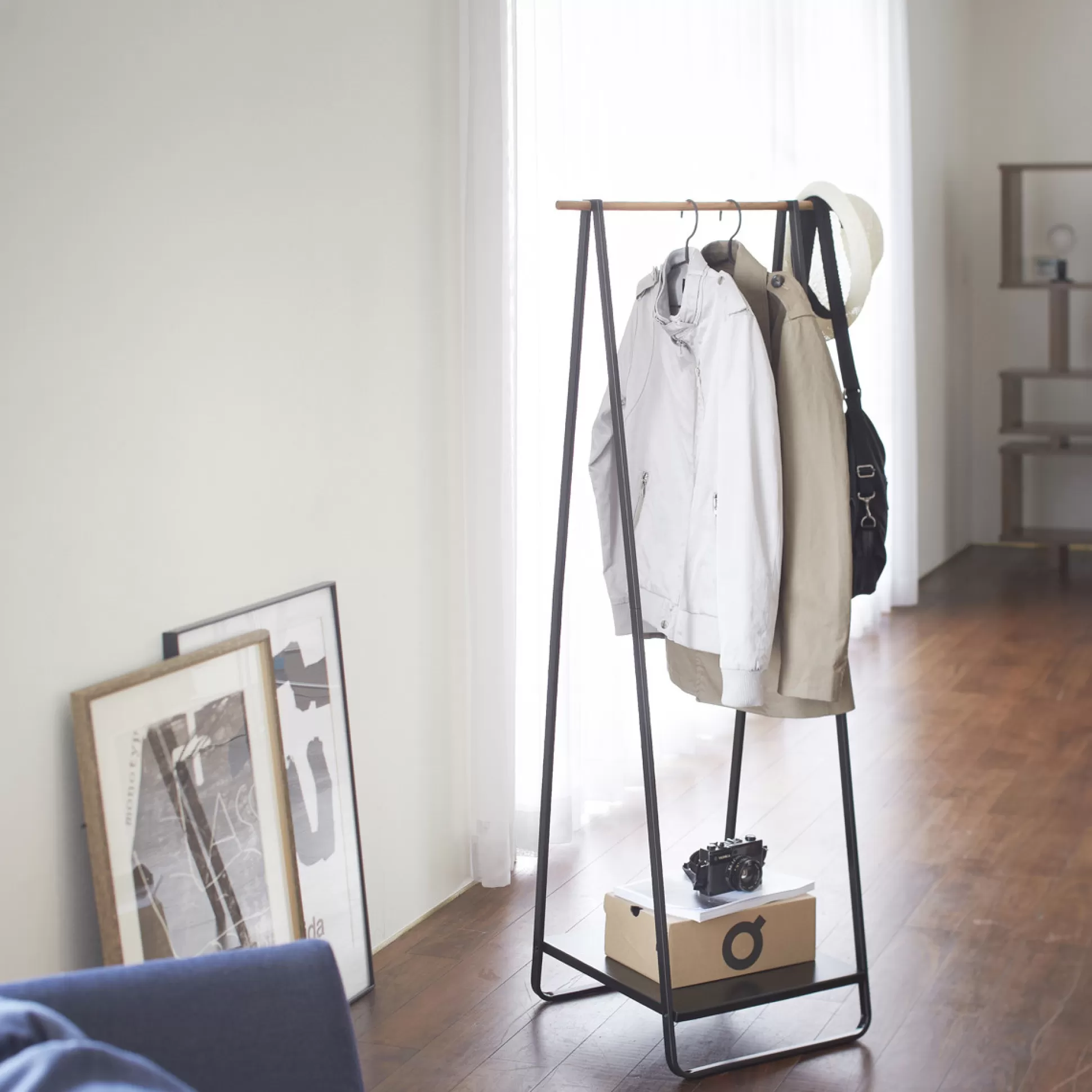Shelving & Storage>Meadows and Byrne Tower Coat Rack - Black