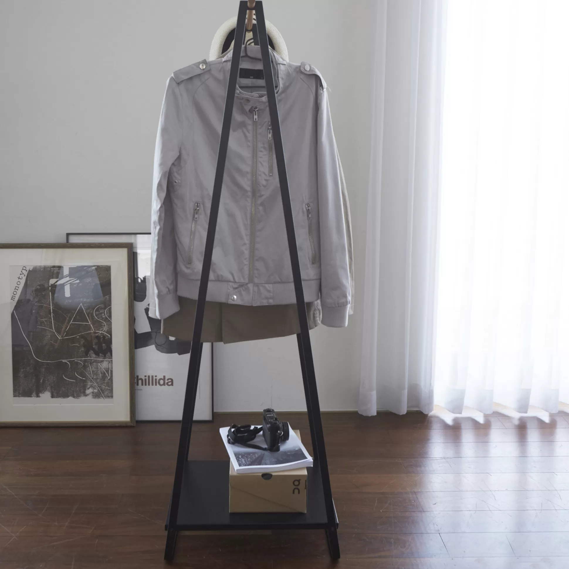 Shelving & Storage>Meadows and Byrne Tower Coat Rack - Black