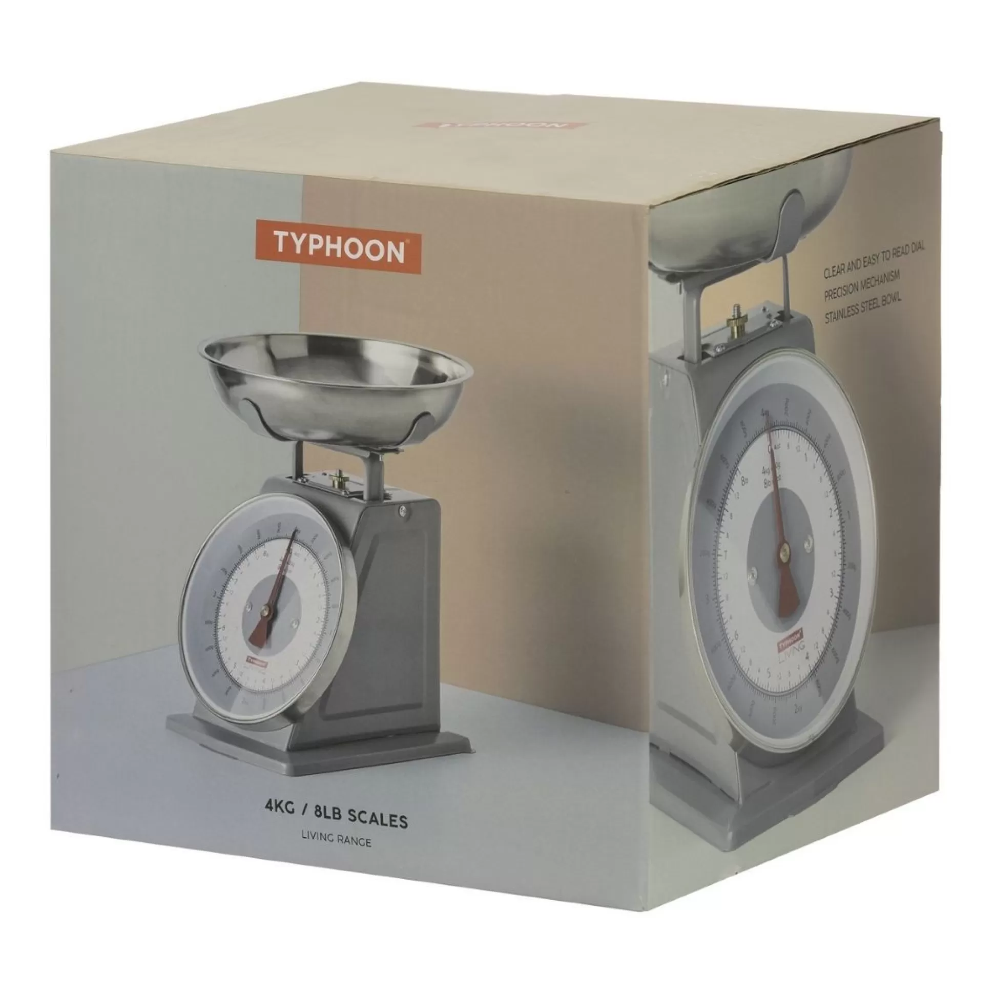 Kitchen Utensils & Accessories>Meadows and Byrne Typhoon Traditional Scales - Grey