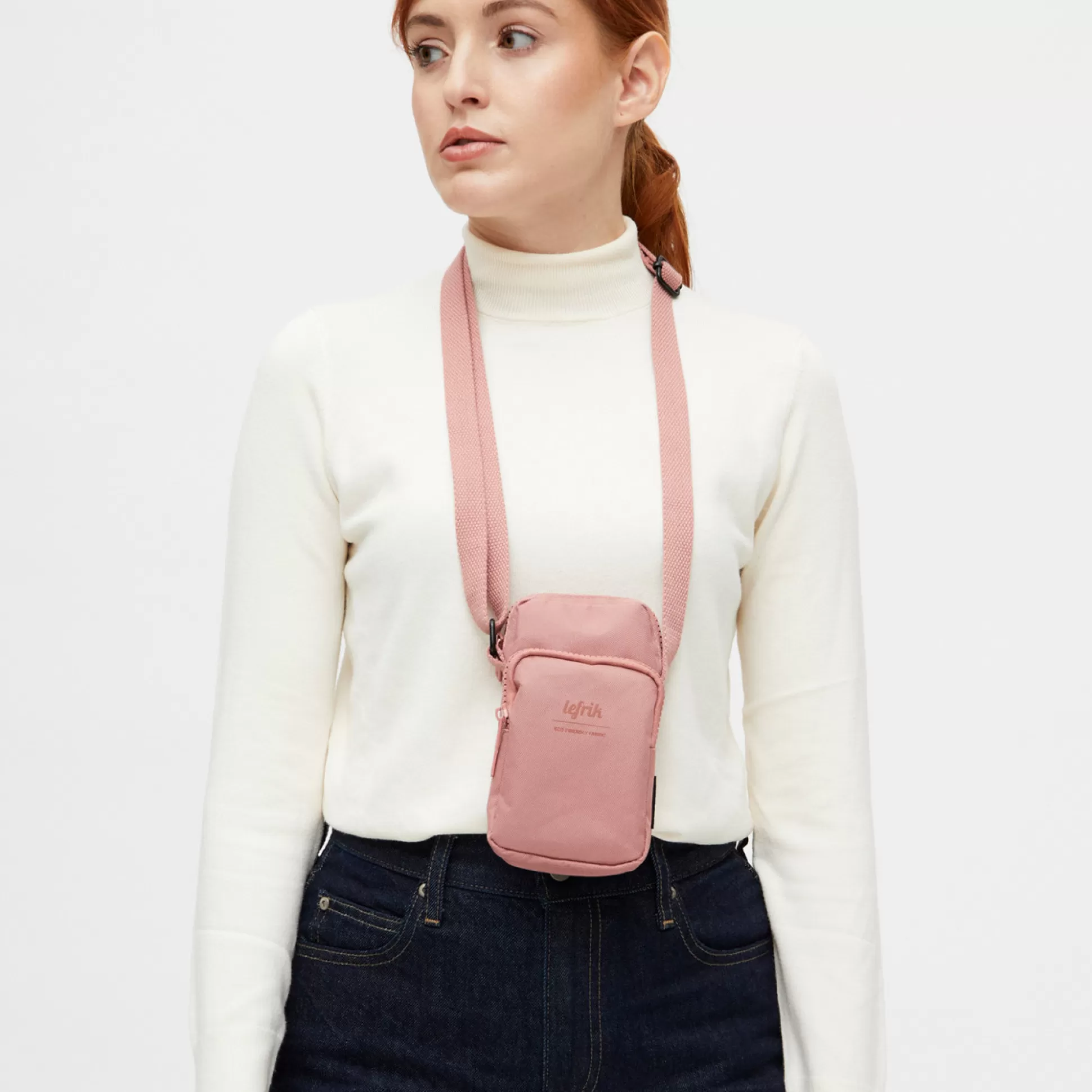 Backpacks, Bags, Purses>Meadows and Byrne Water Resistant Phone Bag - Pink