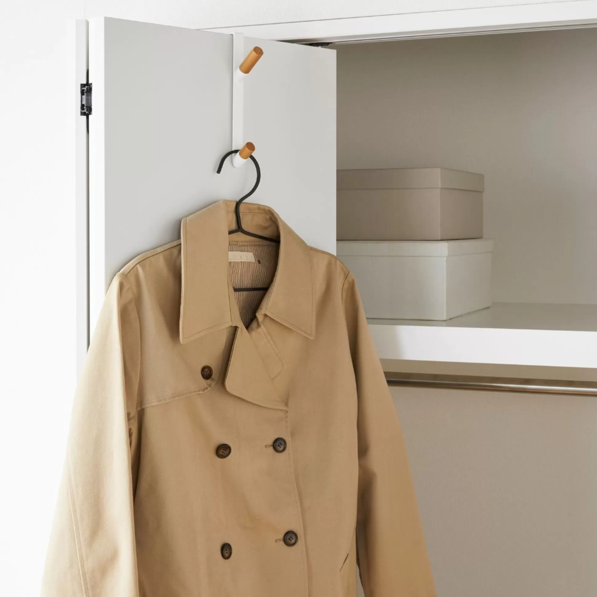 Decoration & Home Accessories>Meadows and Byrne Yamazaki Over-The-Door Hanger - White