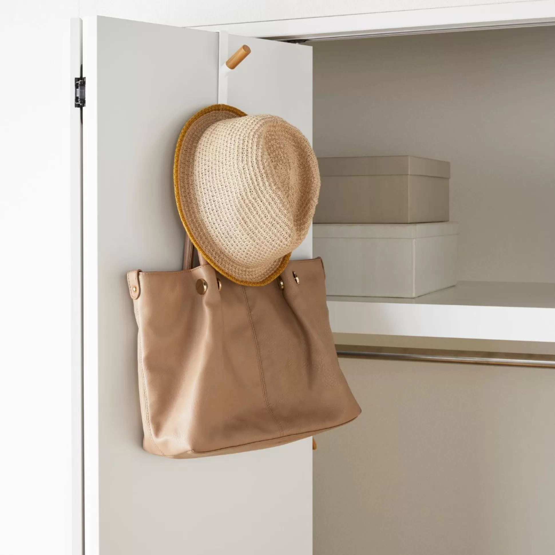 Decoration & Home Accessories>Meadows and Byrne Yamazaki Over-The-Door Hanger - White