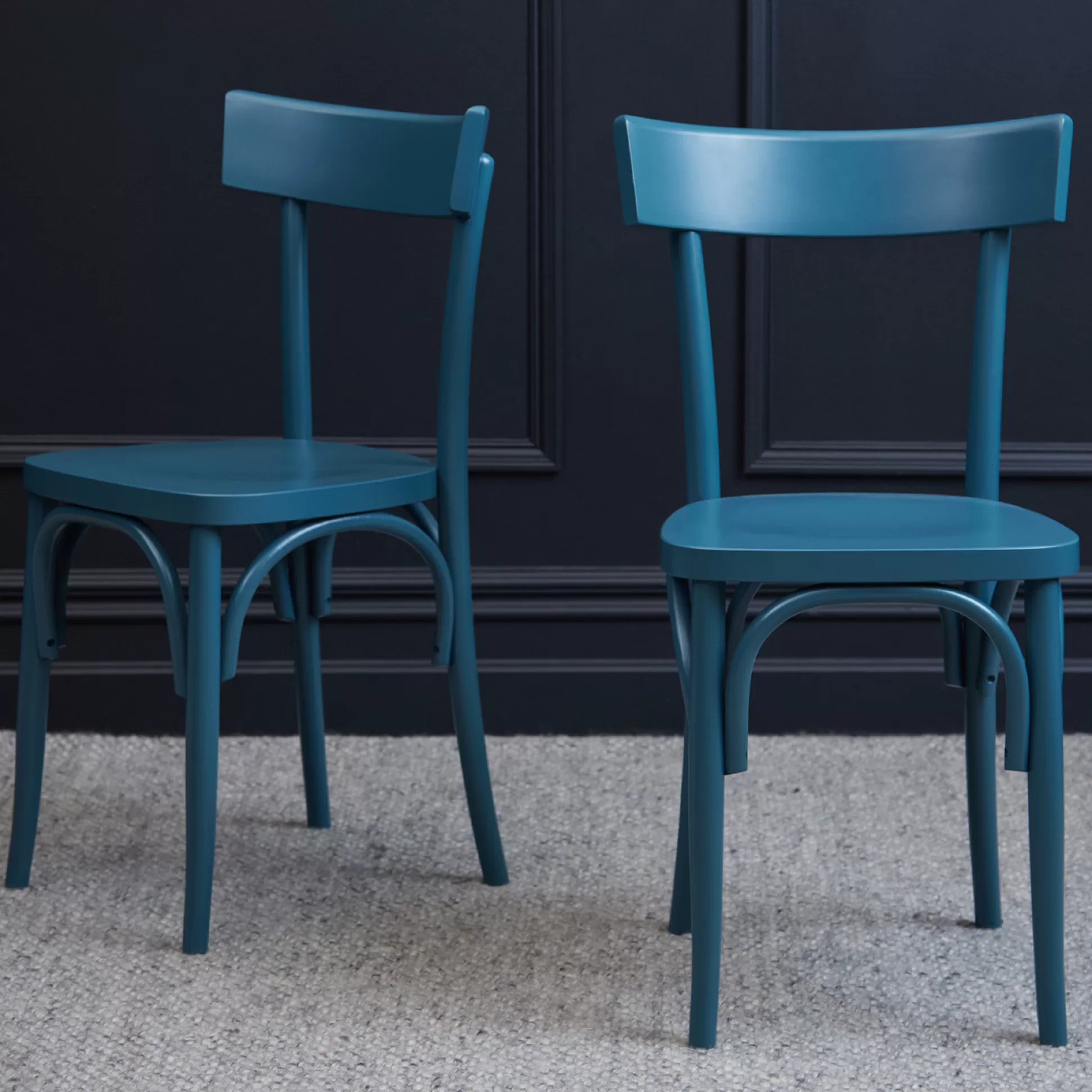 - Dining Chairs>Meadows and Byrne York Beechwood Blue Dining Chair - Set Of 2